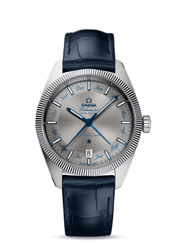 Omega Globemaster Annual Calendar Stainless Steel / Silver